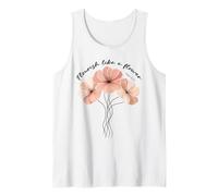 Flourish Like A Flower Bible Verse Faith In Jesus Christian Tank Top