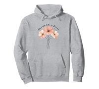 Flourish Like a Flower Christian Faith Bible Verse Pullover Hoodie