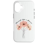Flourish Like A Flower Psalm 103:15 Christian Floral Design Case for iPhone 16