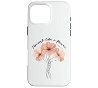 Flourish Like A Flower Psalm 103:15 Christian Floral Design Case for iPhone 16 Pro Max