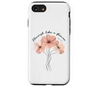Flourish Like A Flower Psalm 103:15 Christian Floral Design Case for iPhone SE (2020) / 7/8