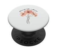 Flourish Like A Flower Psalm 103:15 Christian Floral Design PopSockets Adhesive PopGrip