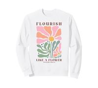 Flourish Like A Flower Psalms 103:15 Christian Faith Sweatshirt