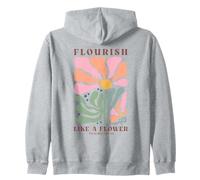 Flourish Like A Flower Psalms 103:15 Christian Faith Zip Hoodie