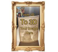 Flourish Personalised 3D Printed Photo Gifts for Women Men Christmas Her Mum Birthday - Portrait 4 x 6.