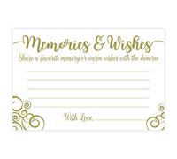 Flourish Share a Memory and Well Wishes Cards (50 Count)