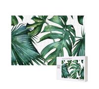 Flourishing Palm Leaves,300 Pieces Wooden Jigsaw Family Game Jigsaw Puzzles for Adults Teens Home Decor