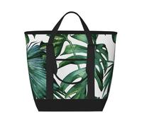 Flourishing Palm Leaves,Lunch Bags Large Capacity Insulated Tote Bag For Women Men Work Picnic Travel