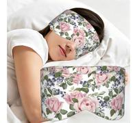 Flourishing Pink Rose, Sleep Mask for Home Travel, Full Eye Covers Light Blocking Eye Mask Sleep Eye and Ear Muffs