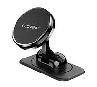 FLOVEME Magnetic Phone Car Mount Dashboard, Car Phone Holder Magnetic with Sticky Base Adjustable Mobile Phone Holder for Car Compatible for iPhone 14 13 12 11 Pro XS XR Samsung Huawei etc