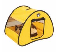 Floving Foldable Pet Tent Cat Delivery room Portable Dog House Oxford Cloth All season Universal Pet Supplies (Yellow)