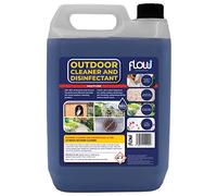 Flow 5 Litre Ultimate Outdoor Cleaner & Disinfectant Fluid | Kills 99.9% of Bacteria | For Use On Paths, Patios, Decking, Pet Housing, Greenhouses, Gardening Tools, Drains (5 Litre)