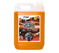 Flow 5L Car Wash Shampoo - 200:1 Concentrate - High Foaming, Cherry Scented Vehicle Cleaner - Safely Cleans Paintwork & Removes Dirt - Professional Grade Car Shampoo - Made in the UK