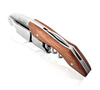 FLOW Barware Waiters Friend 3-in-1 Corkscrew Wine Bottle Opener with Foil Cutter | Professional Wine Opener & Cork Screw for Restaurant, Bar, Home | Sommelier Multi-Tool