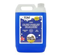 Flow Blue Chemical Motorhome & Caravan WC Toilet Fluid & Rinse Cleaner | Biodegradable Formaldehyde Free | Disinfectant & Cleaner | Cherry Fragrance (5 Litre)