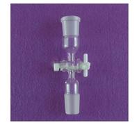 Flow Control Adapter With PTFE 24/29 For Labs