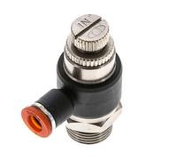 Flow Control Silencer Meter-In Elbow 6 mm - G3/8'' Brass/PA 66