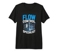Flow Control Specialist Process Engineer Pipeline Operator Premium T-Shirt