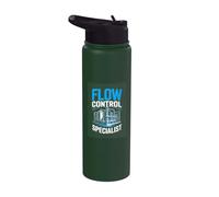 Flow Control Specialist Process Engineer Pipeline Operator Stainless Steel Insulated Water Bottle