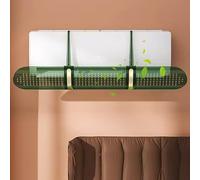 Flow Deflector for Air Conditioner Transparent, Split Unit Baffle Shield, Adjustable Wing for AC Wall Unit (Color : B)