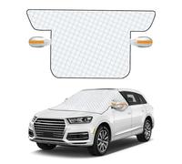 Flow fire Magnetic Car Windscreen Cover Frost for Winter, Windshield Protector From Ice and Snow for Most Cars and SUVs (140x115cm)