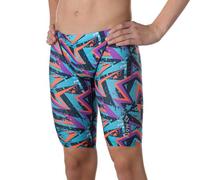Flow Funky Swim Jammers - Size 21 to 32 Swimming Jammer Shorts for Boys in Nine Radical Swimsuit Designs - blue - 30