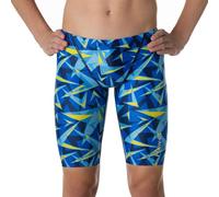 Flow Funky Swim Jammers - Size 21 to 32 Swimming Jammer Shorts for Boys in Nine Radical Swimsuit Designs, Alpha Omega, W32