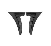 Flow Intake Cover 2pcs Car Fender Skirts Side Vent Cover Sticker Universal Air Flow Grille Intake Trim Side Wing Decoration Air Vents(Carbon)