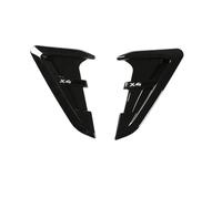 Flow Intake Cover Fit For BMW X3 G01 X4 G02 2018-2022 ABS Car Front Fender Side Air Vent Cover Trim Shark Gills Sticker Bonnet Vent Hood(Style B X4 Black)