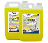Flow Lemon Floor & Surface All Purpose Cleaner | Concentrate Formula | Interior & Exterior | Safe On All Surfaces (10 Litre)