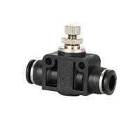 Flow Limiter Pneumatic Quick Connector SA SCF NSF 5/32 1/4 5/16 3/8 1/2 inch PU Pipe Hose Flow Adjustment Throttle Valve(SA-1l4)