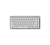 Flow Lite 84 Keys Low Profile Mechanical Keyboard, Swappable Rechargeable Wireless Keyboard with 2.4G Receiver, Bluetooth and Wired Connection for Windows,Mac/Spector Linear Switches(Marble)US-Layout