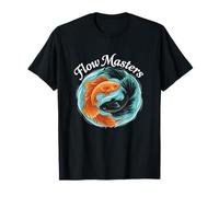 Flow Masters Guppy Fish Yin Yang Art T-Shirt