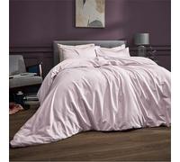 FLOW & ME Cotton Sateen Duvet Cover -400 Thread Count, Ultra Soft & Breathable Bedding with Mother-of-Pearl Button Closure -Skin-Friendly, Premium Hotel Quality(Orchid,King Duvet Cover)
