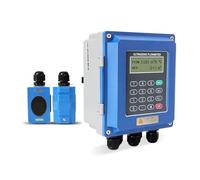 Flow Measurement. Flowmeter, Ultrasonic Wall-mounted Liquid Flow Sensor RS485 4-20mA Signal Output .Industrial(1,DN80-700)