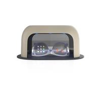 flow-med Dry-Glasses UV - UV-C Drying & Cleaning Box for AI Glasses, Smart Glasses and Hearing Glasses with USB-C Charging - 5 UV-C LEDs - Smart Mode - 2X USB-C - Numerous Applications