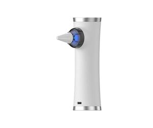 flow-med vac-clean UV 2.1 Rechargeable Vacuum Cleaner for Hearing Aids - Hearing Aid Cleaner - 14 Tips - UV Light with Anti-Microbial Effect - USB-C - Built-in Battery - Storage Bag