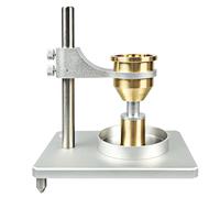Flow Meter for Bulk Density Testing, Powder Flowability Tester with 2.5mm and 5mm Brass Funnel for Metallic and Non-Metallic Powders, Ideal for Flow Rate Measurement