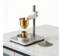 Flow Meter for Metallurgy, Precision Instrument for Testing Powder Flow Rate and Bulk Density with 60° Brass Funnel, Includes Steel 2.5mm and 5.0mm Components