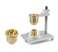 Flow Meter, Natural Accumulation Volumeter with Stainless Steel Funnel, Precision Measurement, 60° Funnel Angle for Testing Flow and Bulk Density