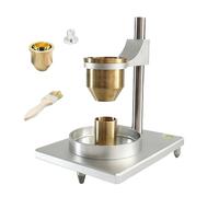 Flow Meter Powder Tester, 2.5mm & 5.0mm Apertures, 25mL Calibrated Cup, Stopwatch for Testing Flow Rate and Bulk Density of Metal and Non-Metal Powders