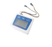 Flow Meter, Smart Digital Water Meter LCD Flow Rate Monitor Inline Electronic Sensor with Temperature G1/2 G3/4 G1