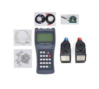 Flow Meter, TDS-100H Portable Handheld Ultrasonic Flow Meter With Clamp On Sensor M2(DN50-700mm) Water Flowmeter 100-240V