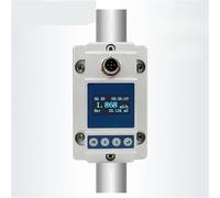 Flow Meter, Ultrasonic Flow Meter DN10 DN100 Tube Digital Clamp On Type For Water Oil Liquid Pipe Measurement 4-20mA RS485