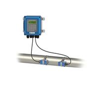 Flow Meter, Ultrasonic Flowmeter TUF-2000B-TS-2 Transducer DN25mm-DN100mm Ultrasonic Liquid Flowmeter Wall Mounted Type Water Flow Meter for Water, Diesel, Gasoline, and Other Liquids
