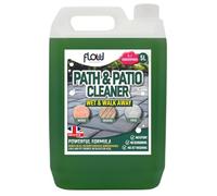 Flow Path & Patio Cleaner Fluid | 5:1 Concentrate | Wet And Walk Away | Green Staining Remover | Outdoor Garden Spray Cleaning Solution (5 Litre)