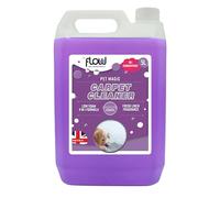 Flow Pet Magic Carpet Cleaning Shampoo Solution | Tough on Pet Stains and Odours | Suitable for all Machines | Fresh Linen Fragrance (5 Litre)