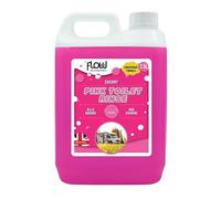Flow Pink Chemical Motorhome & Caravan WC Toilet Rinse Cleaner | Biodegradable Formaldehyde Free Cleaning Formulation | Disinfectant & Cleaner | Fresh Fragrance (2.5 Litre)