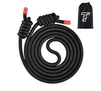 Flow Rope Exercise Jump Rope for Fitness, Working Out, Flow with 9 Ft Adjustable Double Woven Workout Rope for Men, Women, Beginners' Training - Indoor & Outdoor Cardio
