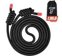 Flow Rope Exercise Jump Rope For Fitness, Working Out, Flow with 9 Ft Adjustable Double Woven Workout Rope For Men, Women, Beginners' Training - Indoor & Outdoor Cardio